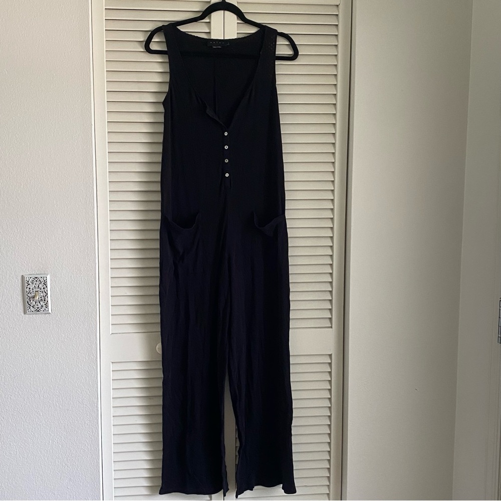 Hatch Black Relaxed Jumpsuit sz. O